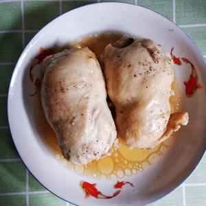 葱香纸包鸡(蒸鸡腿)的做法 步骤3