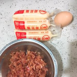 肉沫豆腐抱蛋的做法 步骤1