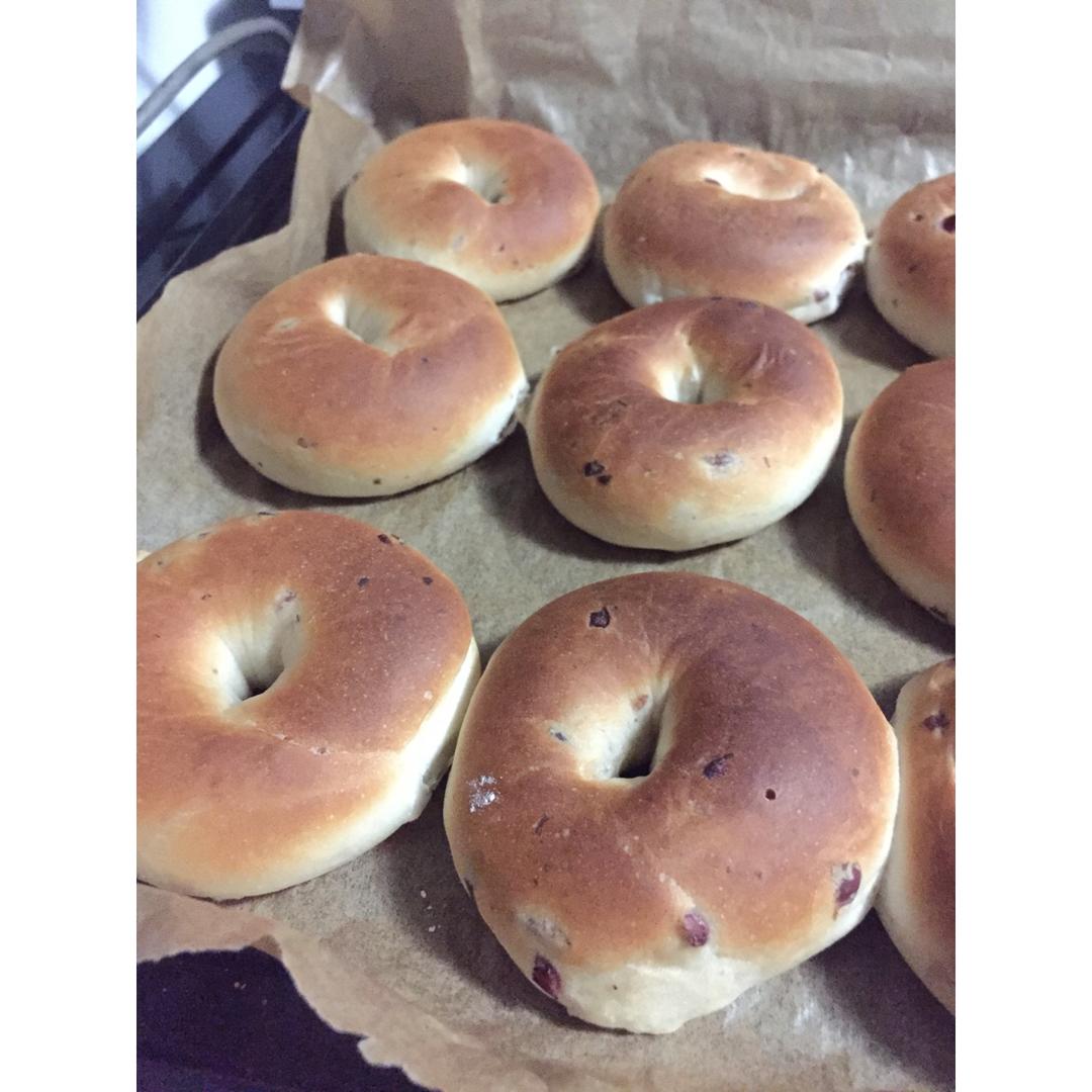 治愈系面包-蔓越莓贝果