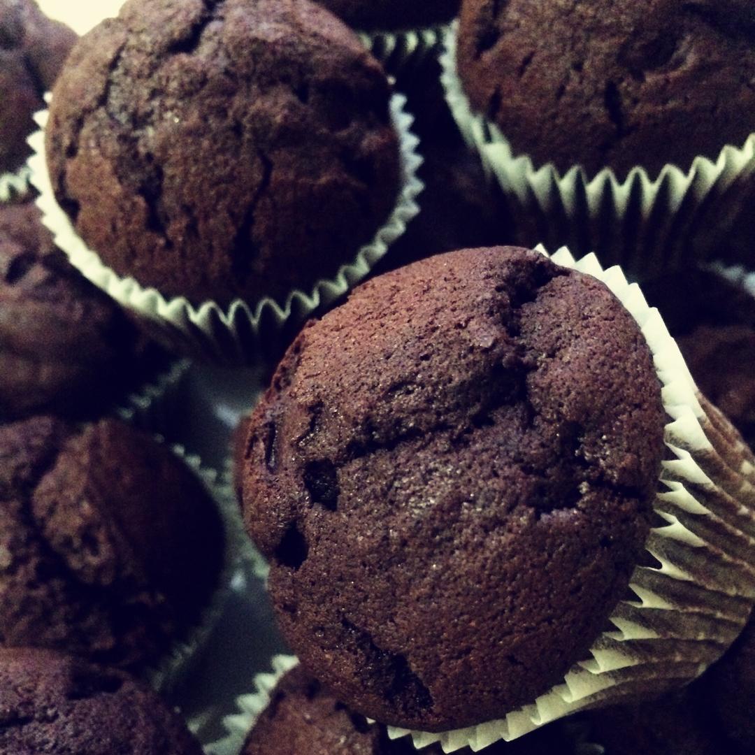 浓情巧克力摩卡马芬<Chocolate Espresso Muffins>