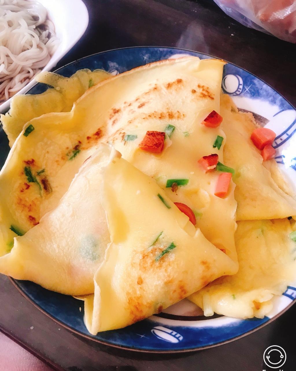 葱花鸡蛋饼