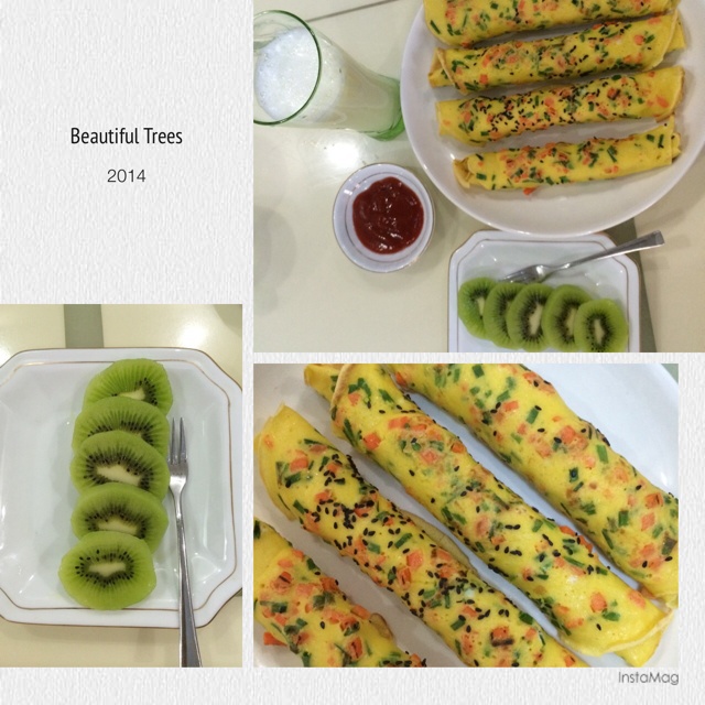 葱花鸡蛋饼