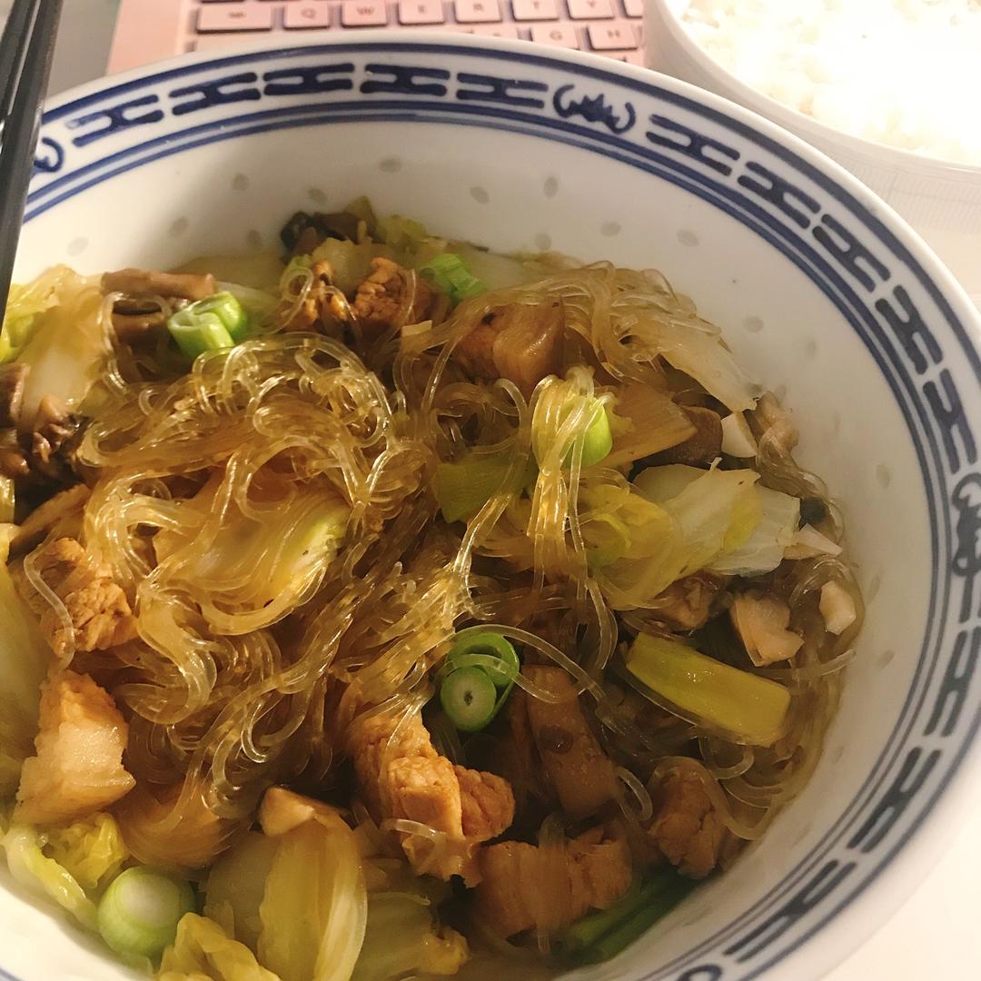 大白菜五花肉炖粉条