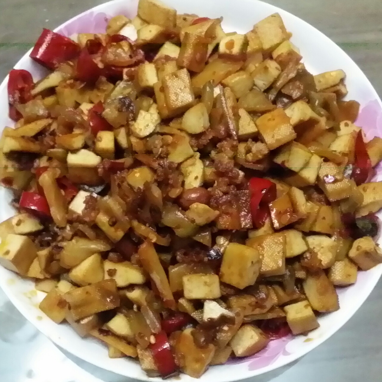 下饭神器---老干妈炒香干