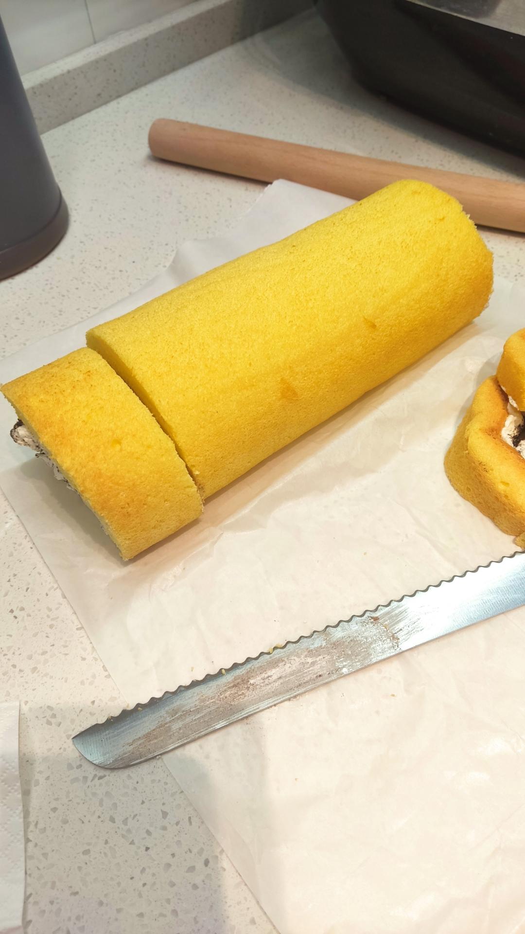 蛋糕卷这样做‼️不掉皮不开裂（小视频食谱）