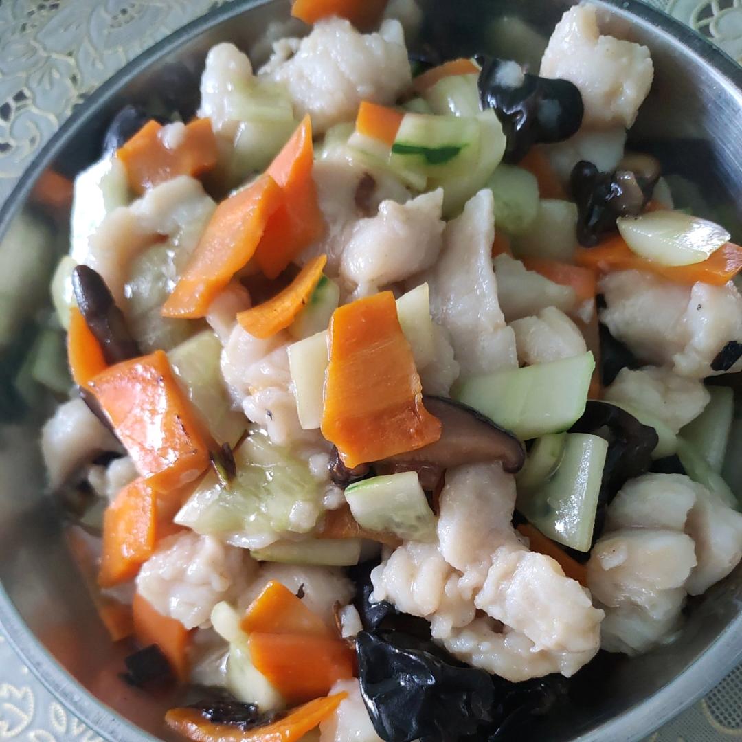 传统鲁菜滑溜鱼片