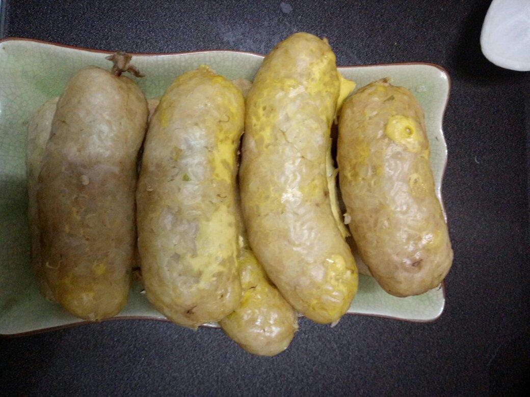 自制特色香糯蚝汁肉米肠