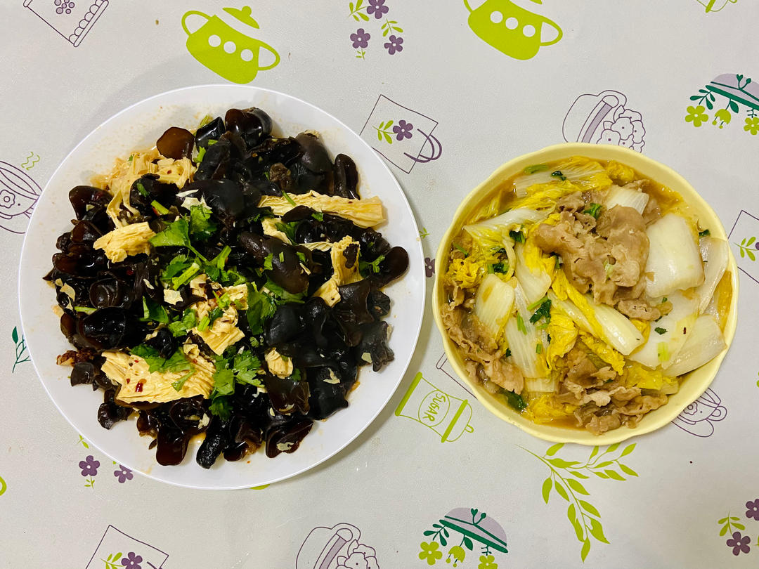 和风肥牛娃娃菜