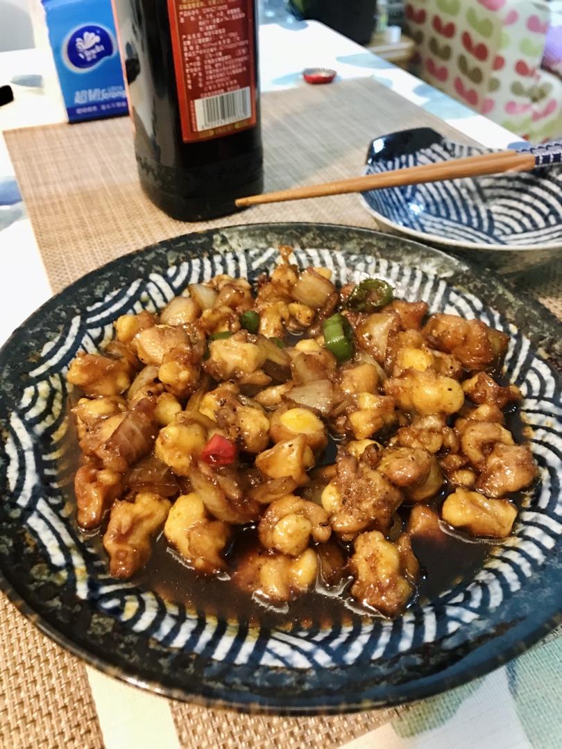 孜然爆炒掌中宝(鸡脆骨)