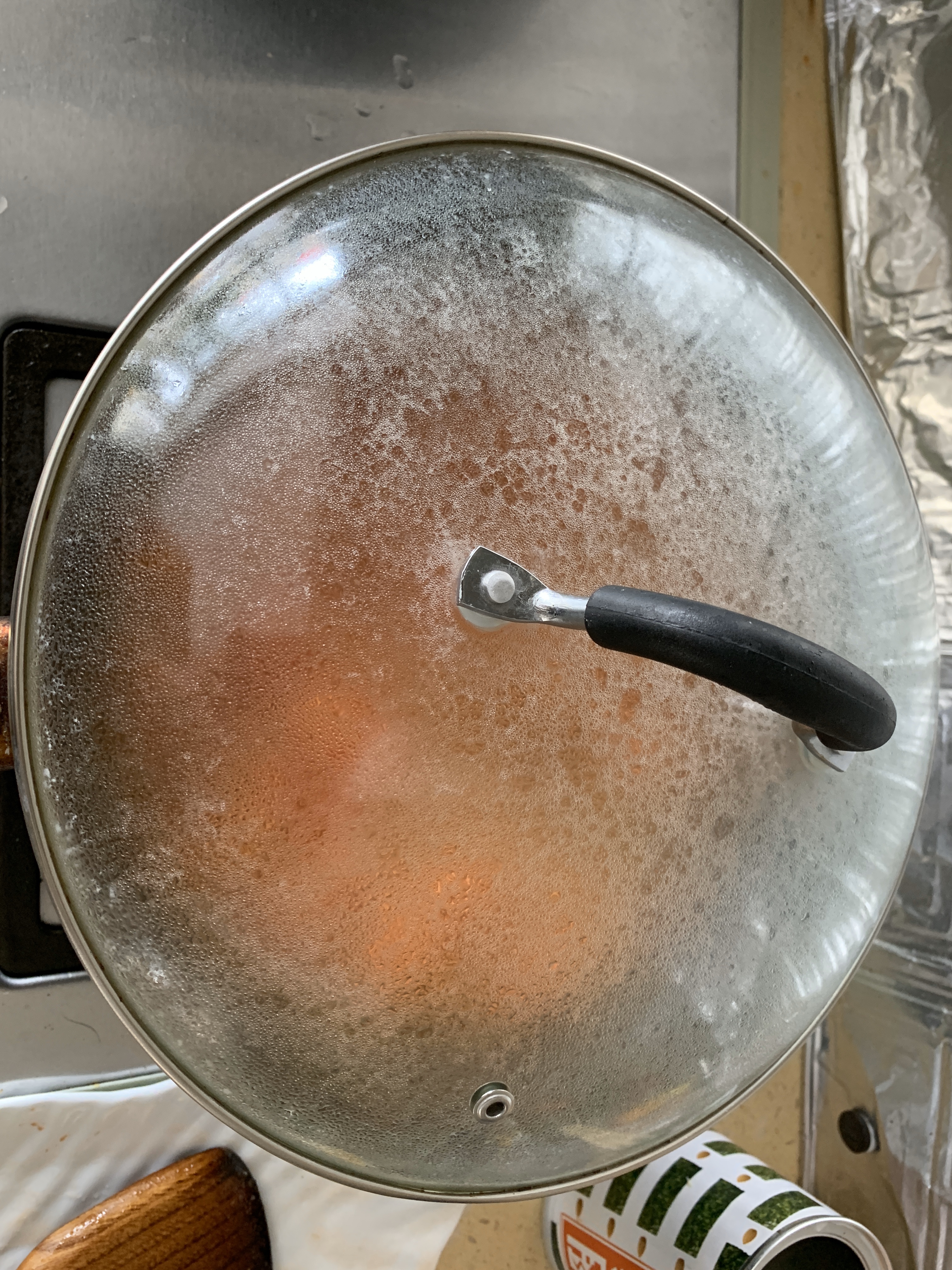 网红茄汁火腿酸汤面的做法 步骤8