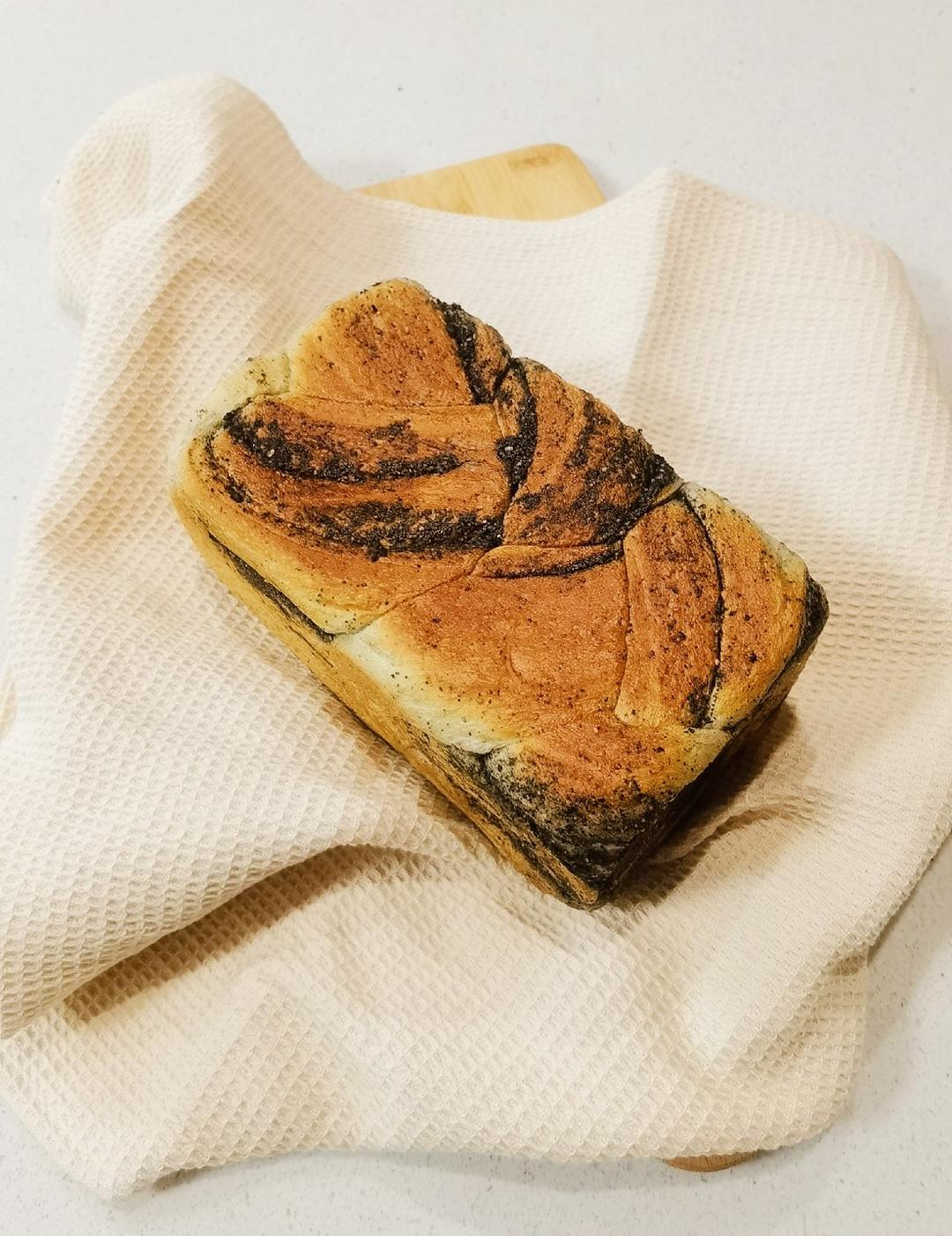 黑芝麻手撕面包