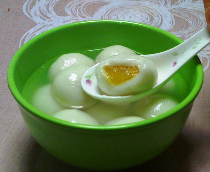 水十九做的草莓汤圆