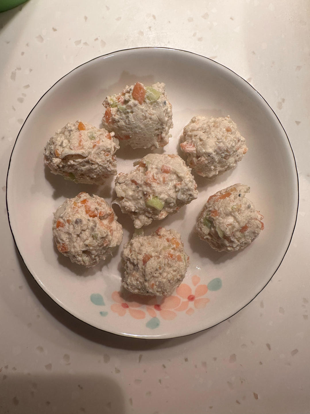 无淀粉鸡胸肉丸子（好吃 不腥 减脂健身必备）