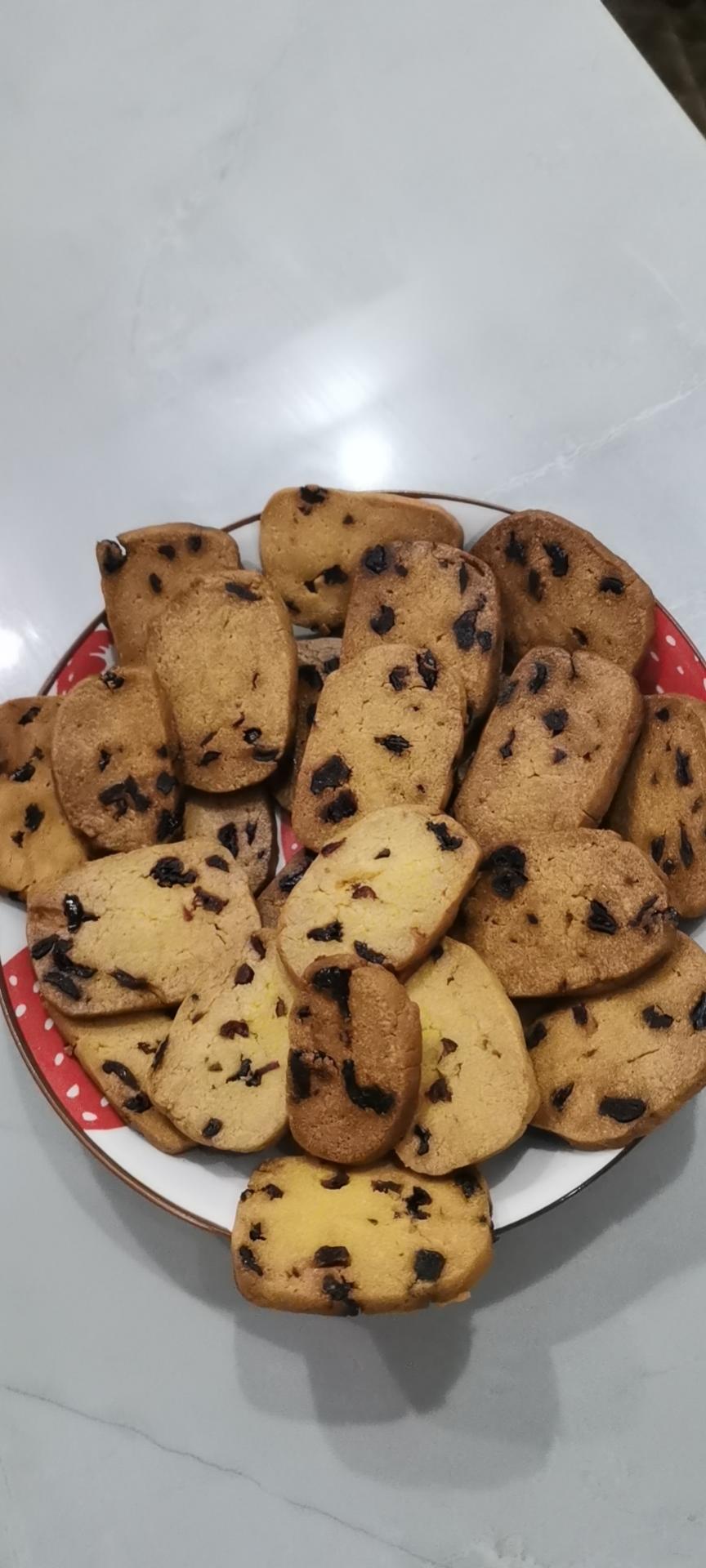 蔓越莓曲奇饼干 最最最简单的黄油饼干