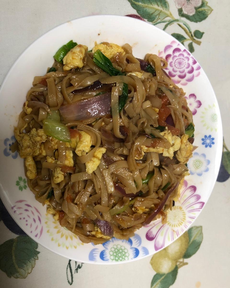 鸡蛋素炒面Fried Noodles Vegetarian