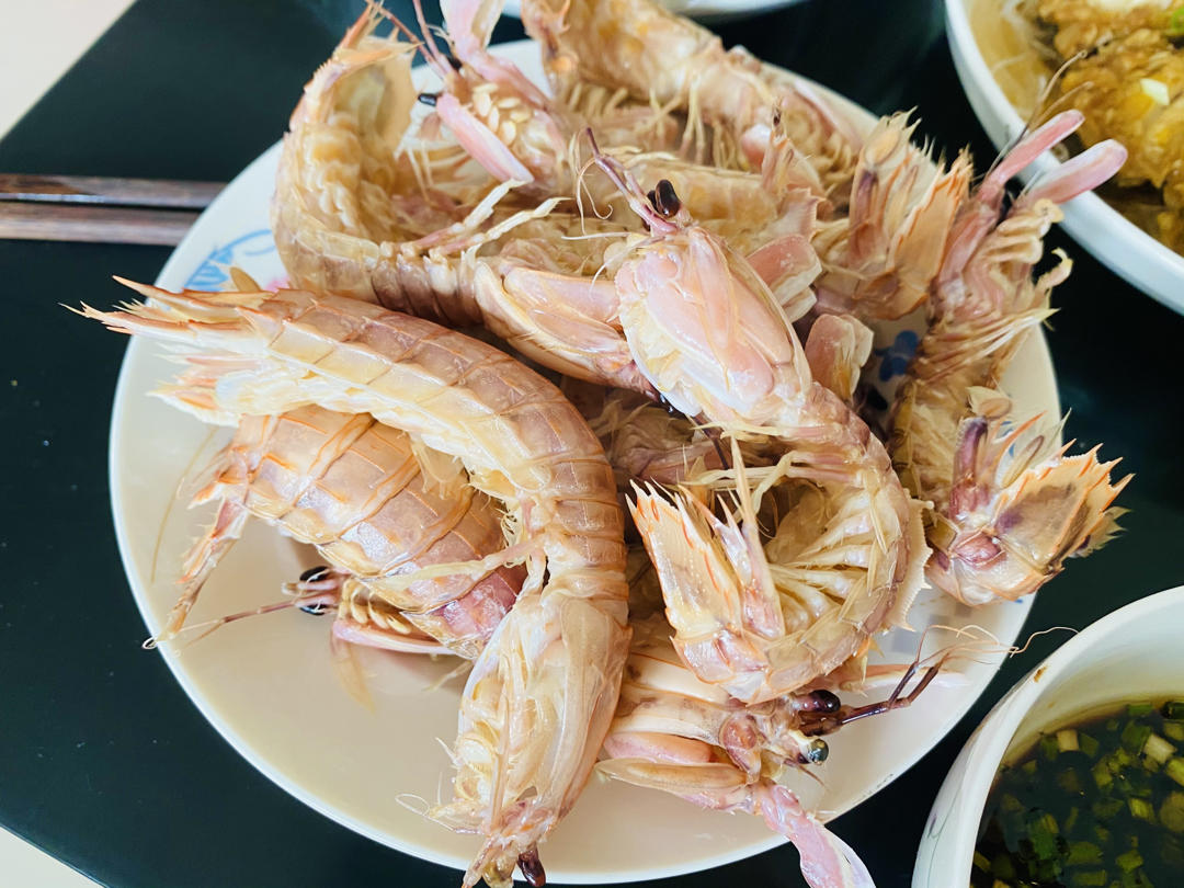 清蒸爬虾