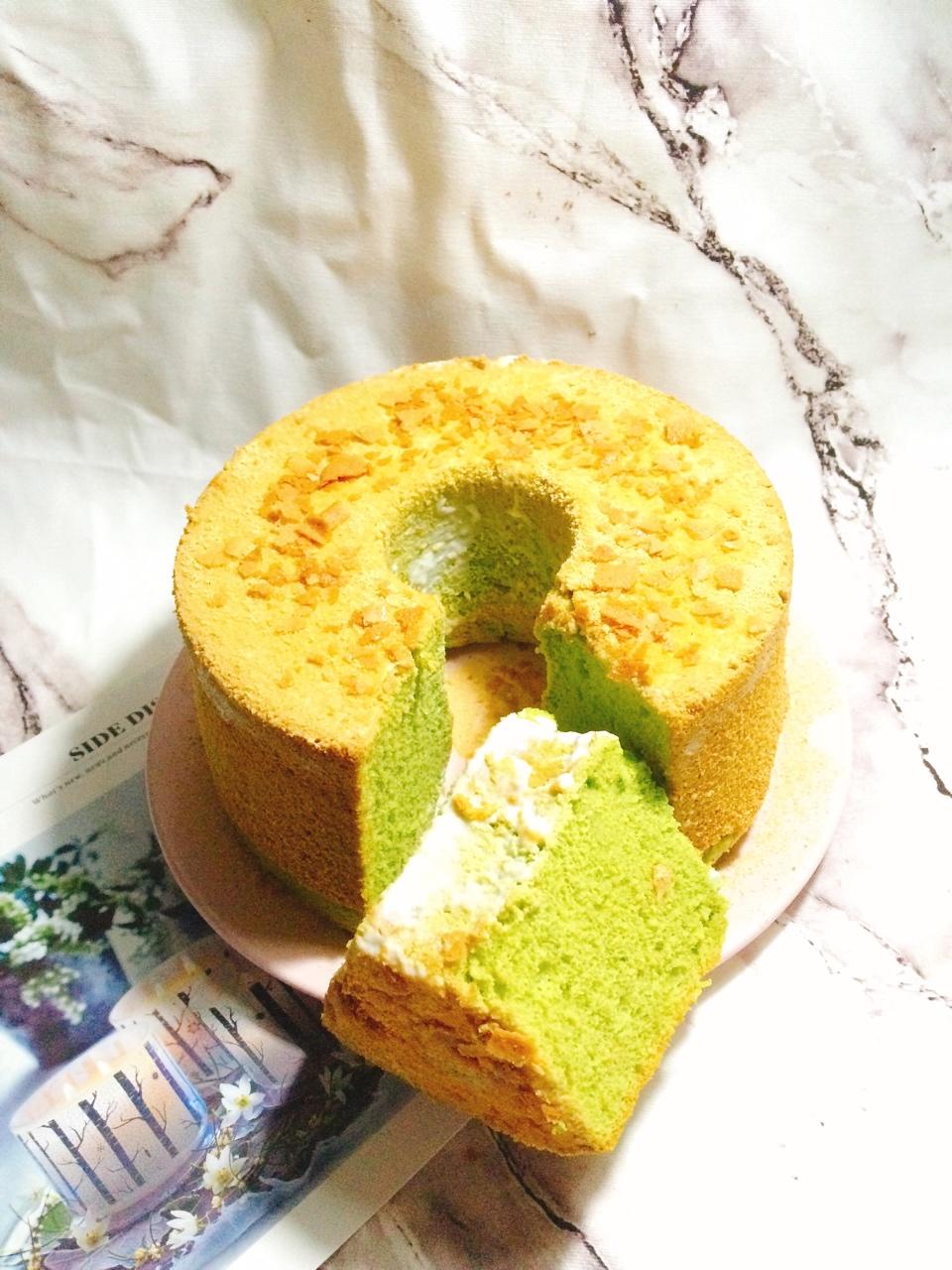 青井老师の抹茶戚风（17cm或18cm中空模）
