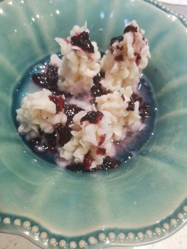 超级简单的蓝莓山药