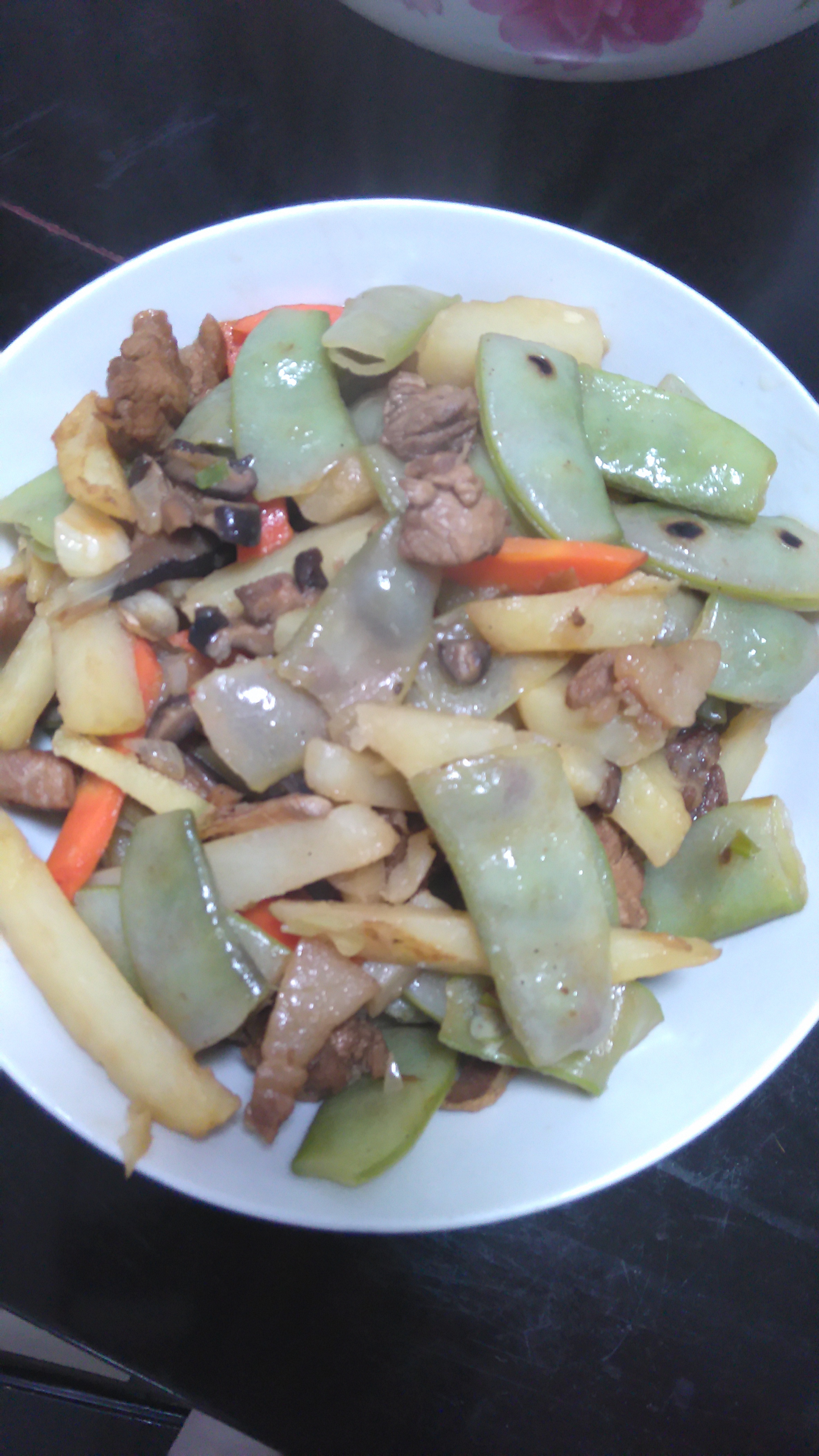 土豆炖扁豆