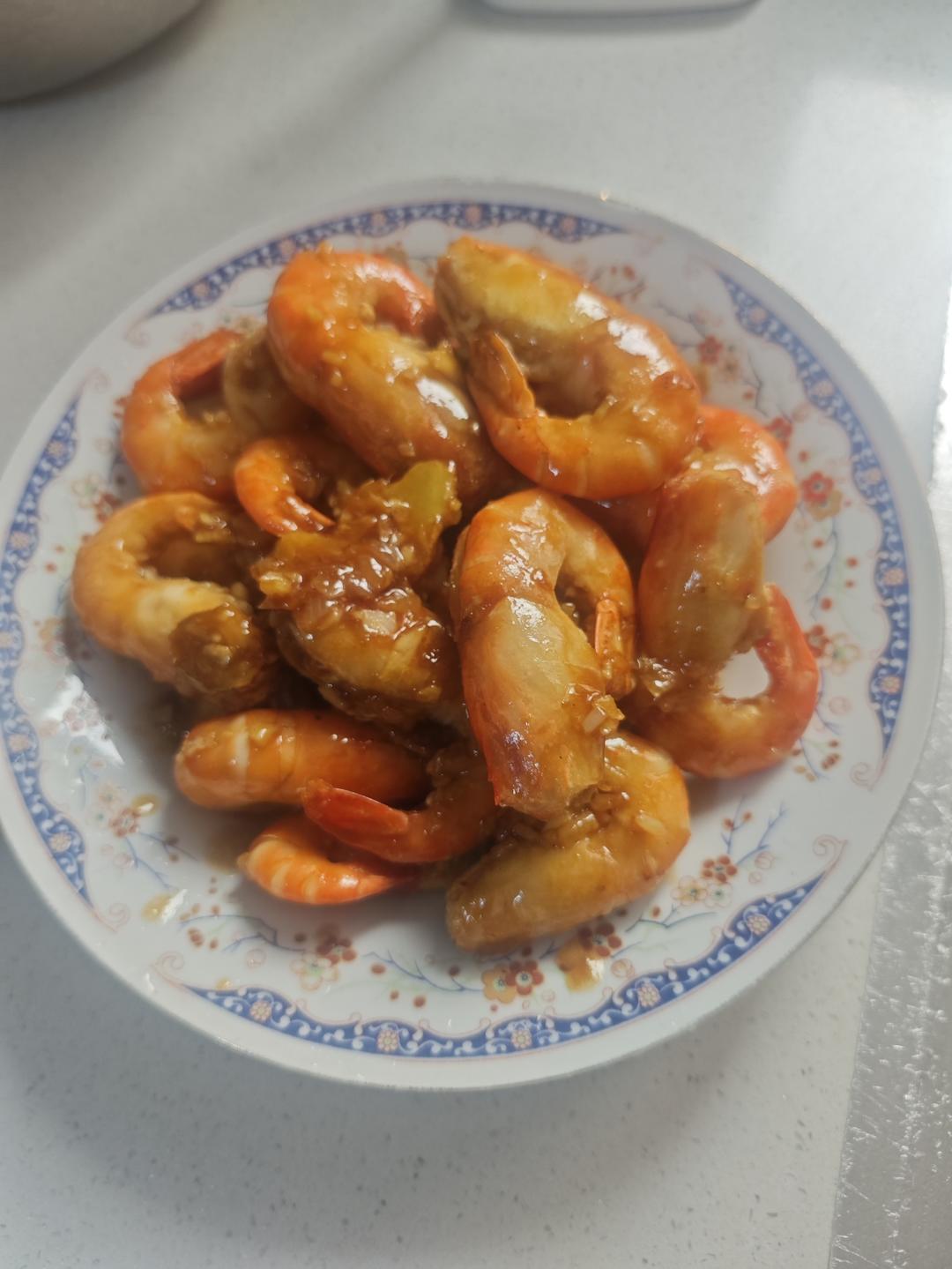 蒜香芥末大头虾