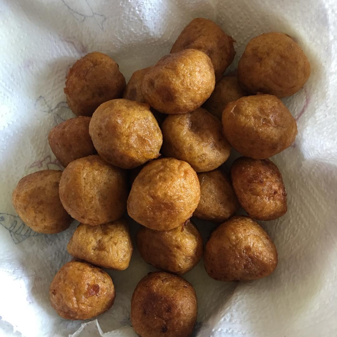 炸南瓜丸子