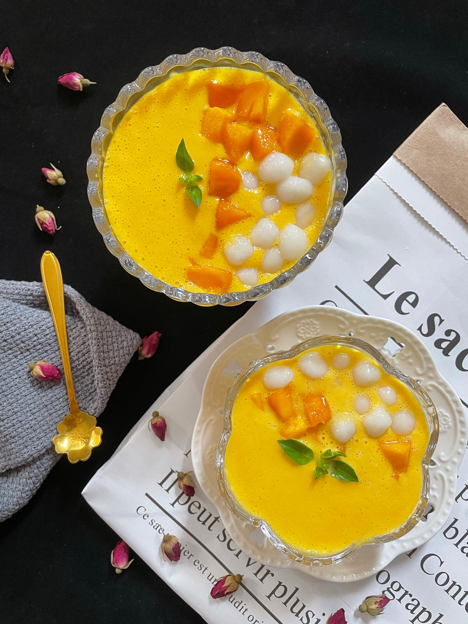 夏日必备小甜品❗低卡好吃不胖的多芒小丸子