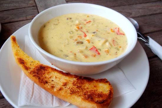 🐟 海鲜浓汤（使用腰果奶+高汤）