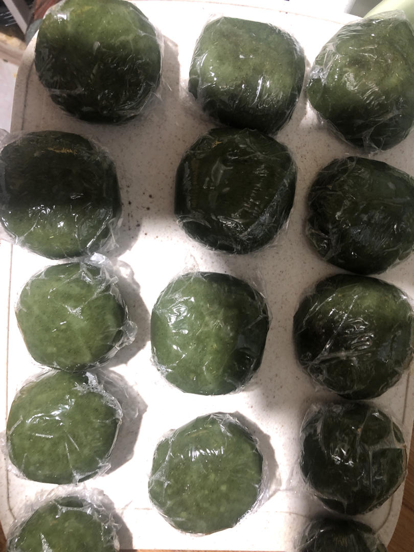 三种口味的青团🌸放三天都不硬 附艾草保存方法 馅料制作方法