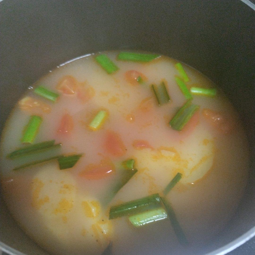 西红柿土豆汤（可口零失败）