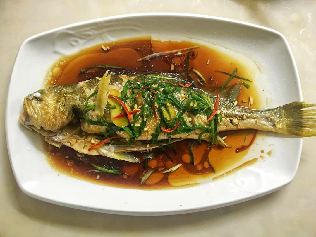 清蒸鱼（鲈鱼/多宝鱼/桂花鱼/石斑鱼……）