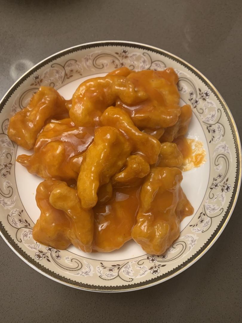糖醋巴沙鱼柳（孩子很喜欢吃）