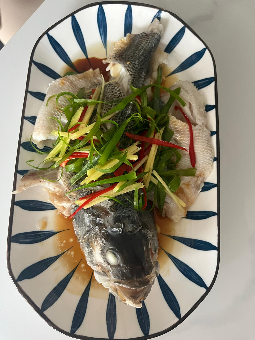 10分钟做 清蒸鲈鱼 （附切鱼图解）
