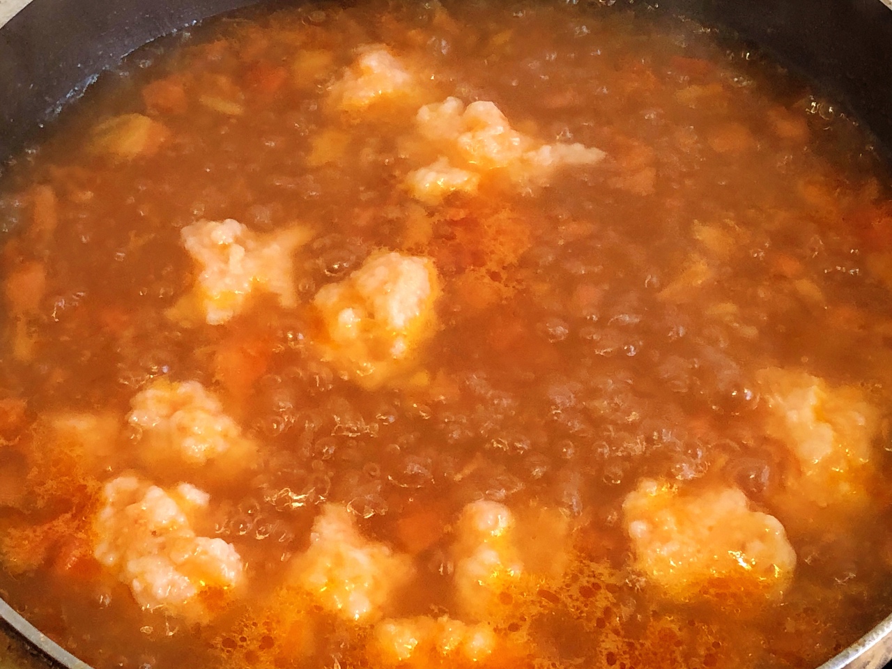㊙️番茄虾滑粉丝汤|Q弹嫩滑汤鲜味美的做法 步骤8