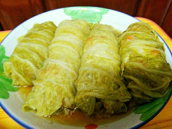 肉酿白菜卷