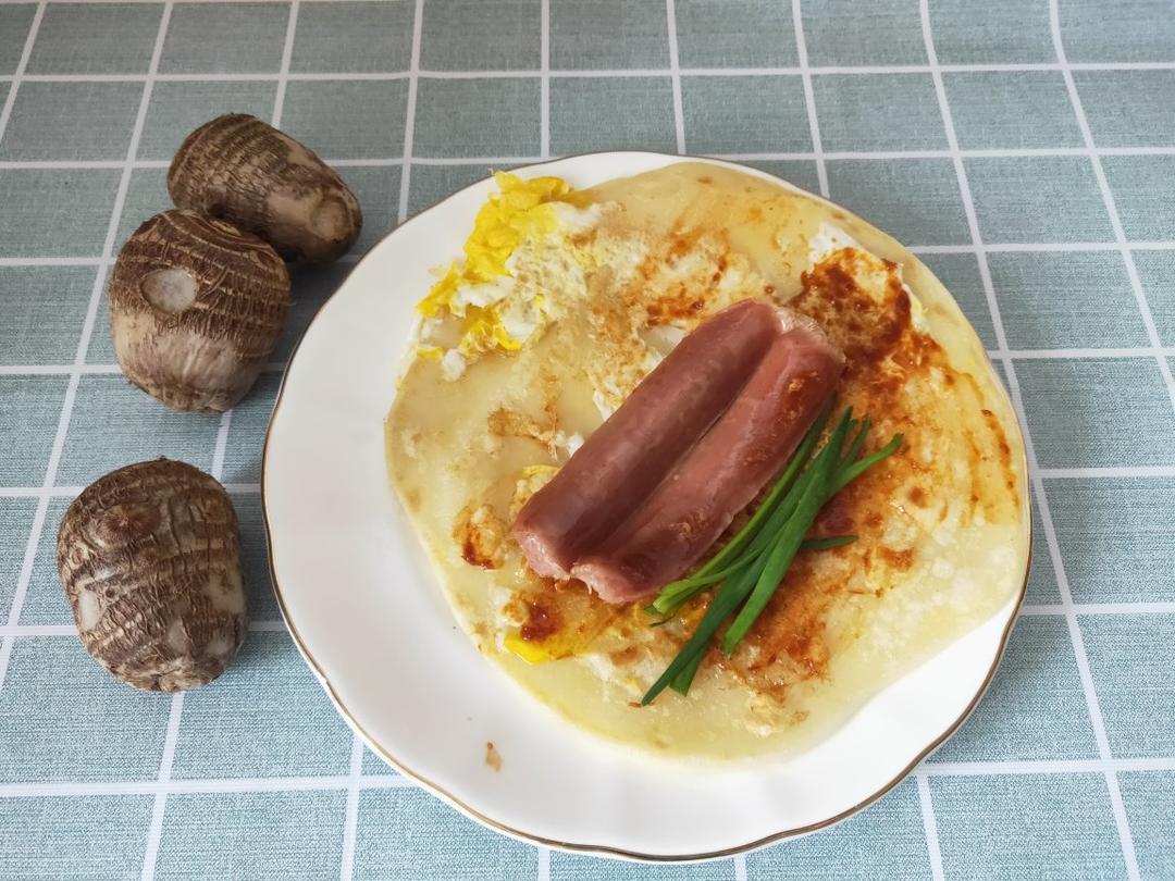 张张都鼓大泡的鸡蛋灌饼这样做不鼓大泡都难
