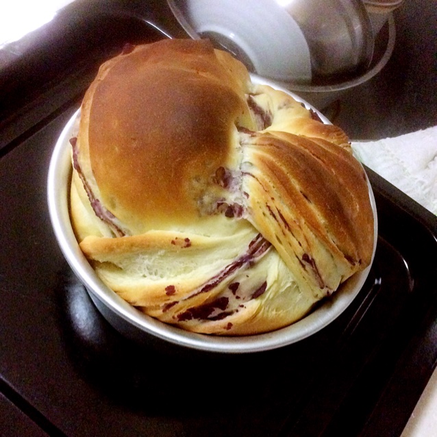 紫薯手撕面包（无需揉出膜）