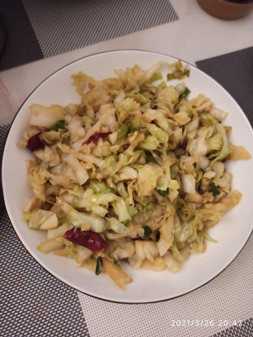 家常菜头菜炒粉条