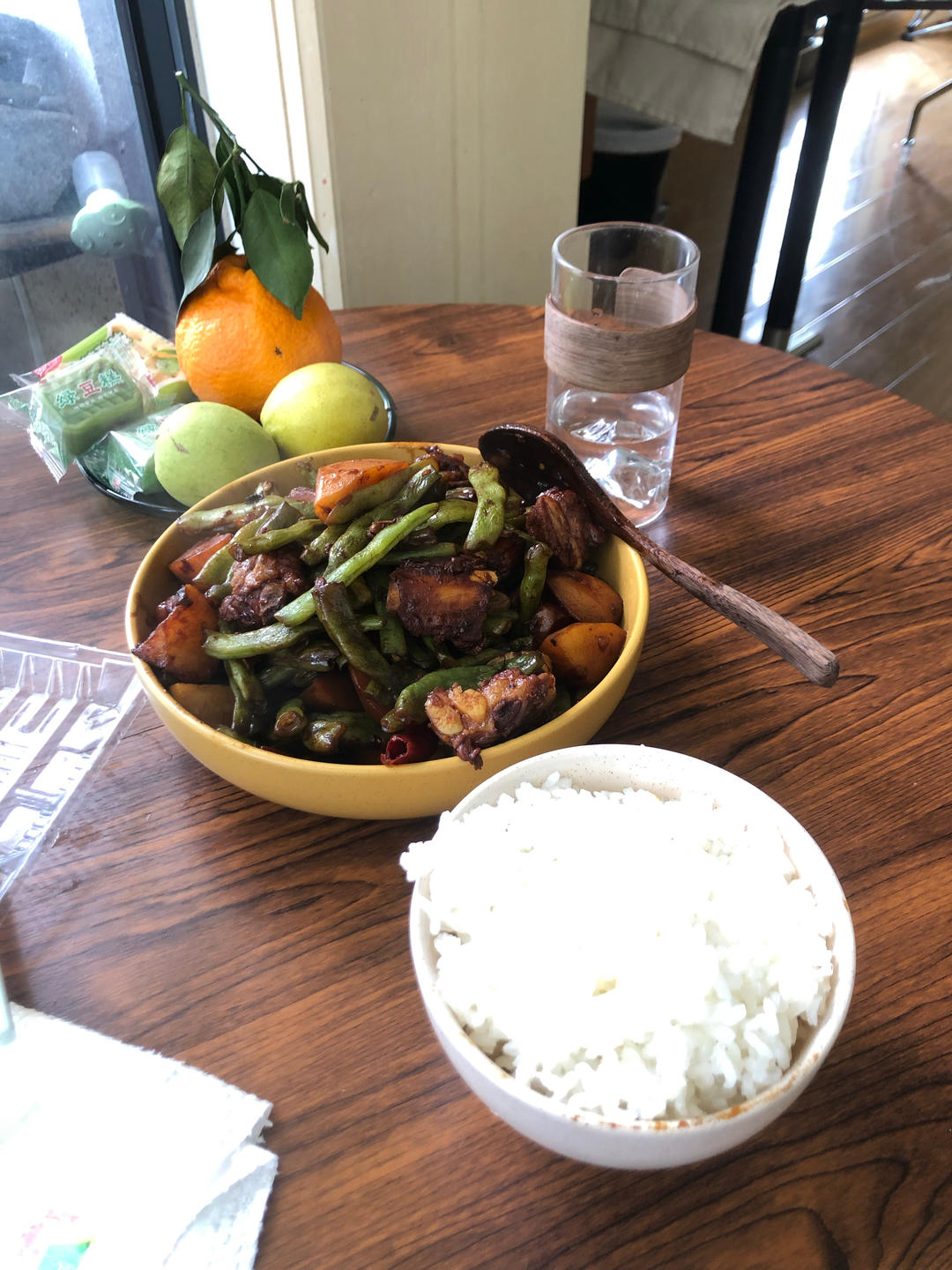 硬菜代表--排骨炖豆角土豆（豆角焖面胚子）