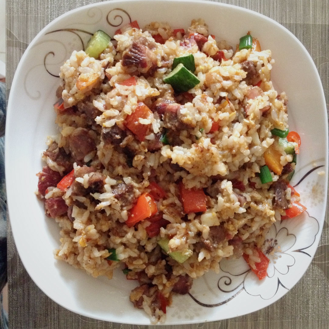 牛肉炒饭（孕妇版）