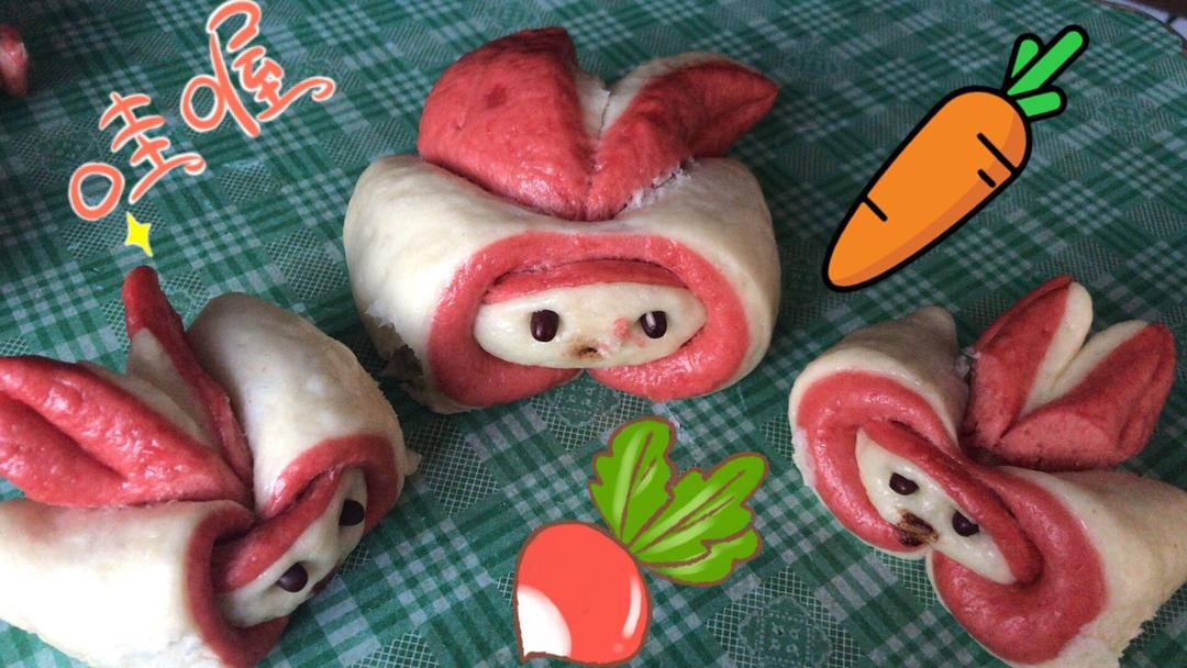 卡通兔子馒头