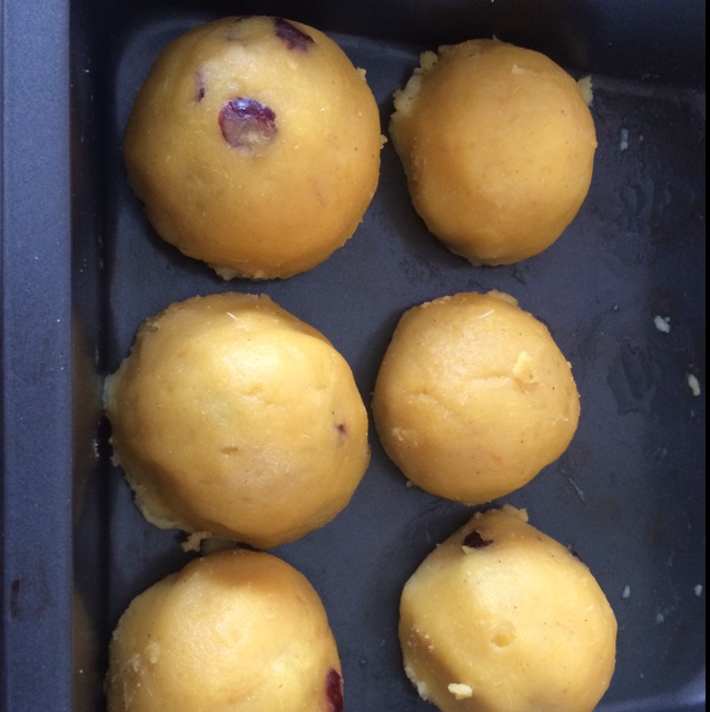 红薯玉米面窝头