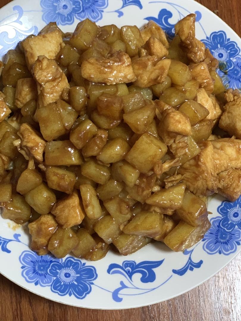 一道怎么做都好吃的干煎土豆鸡丁（红烧，咖喱，椒盐，孜然）