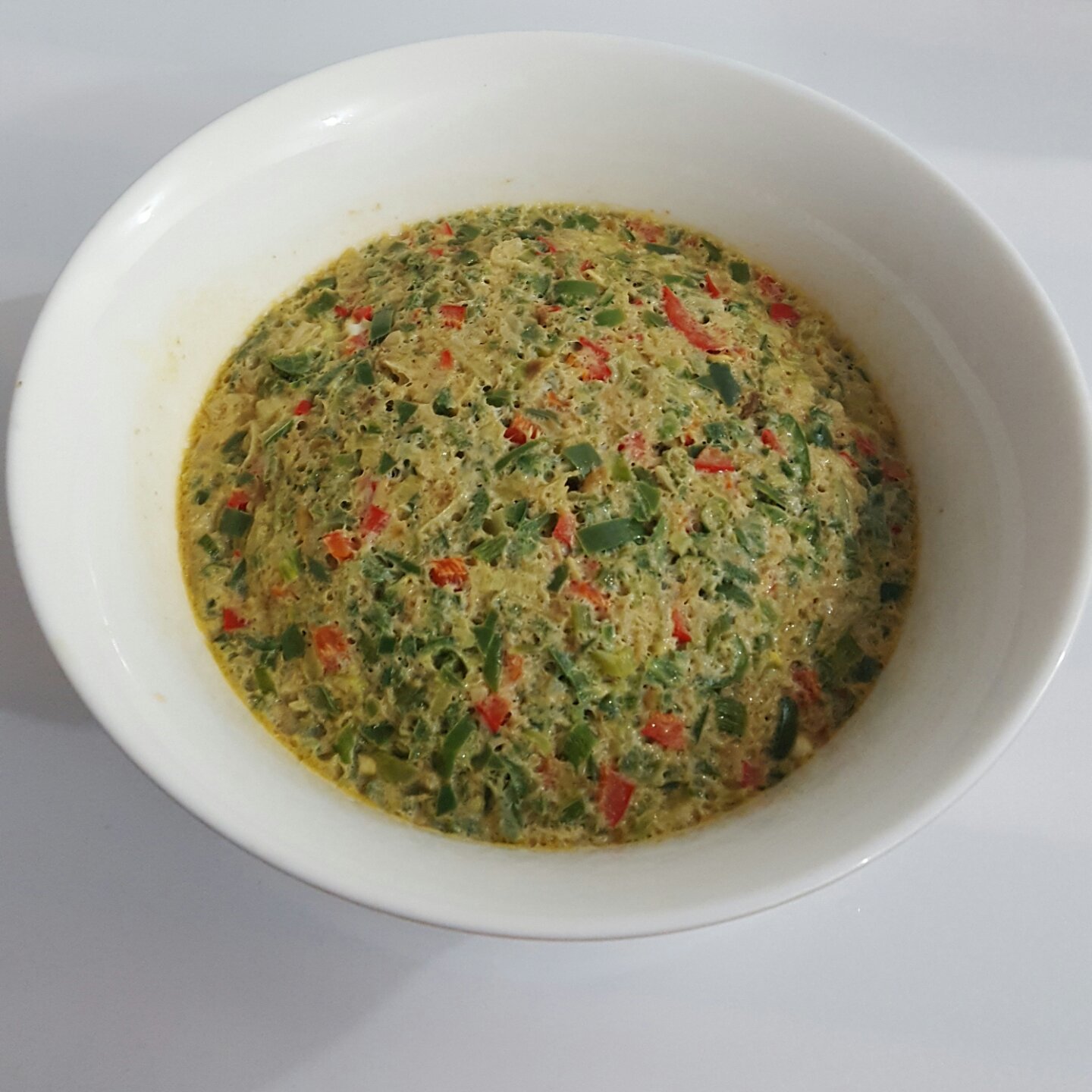 白羊mq做的东北菜尖椒鸡蛋酱辣椒焖子