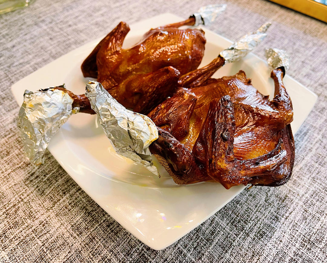 烤箱版脆皮烤乳鸽（内含脆皮的秘决）