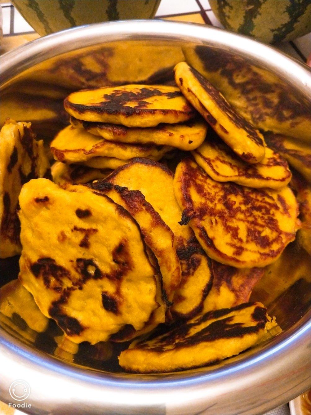 奶香南瓜玉米饼