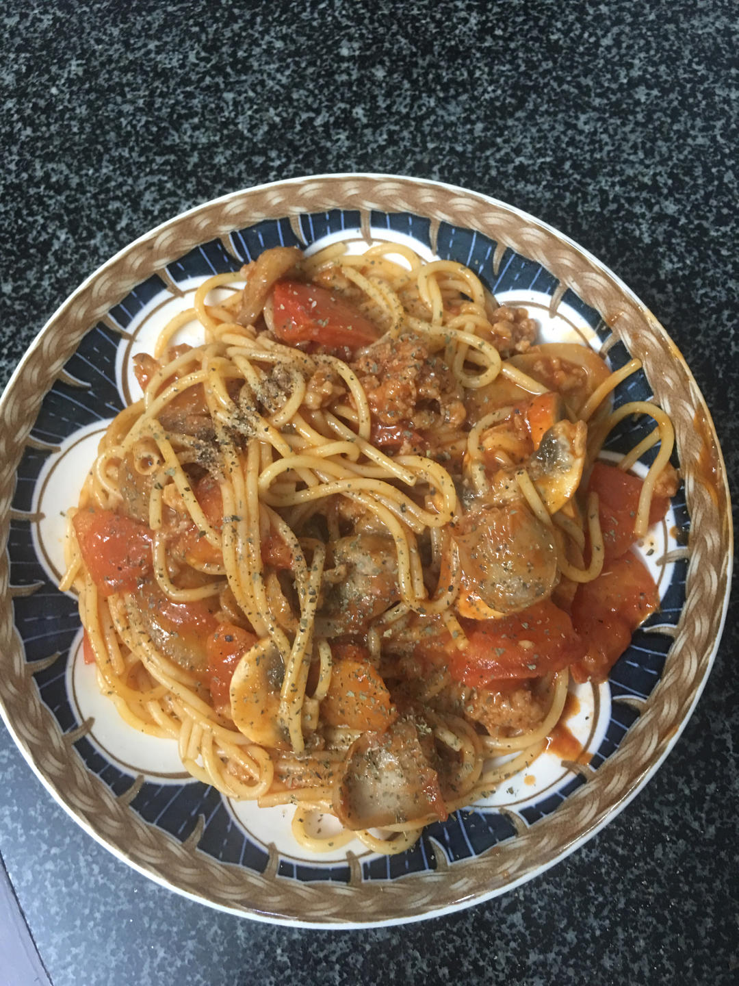 番茄肉酱意大利面