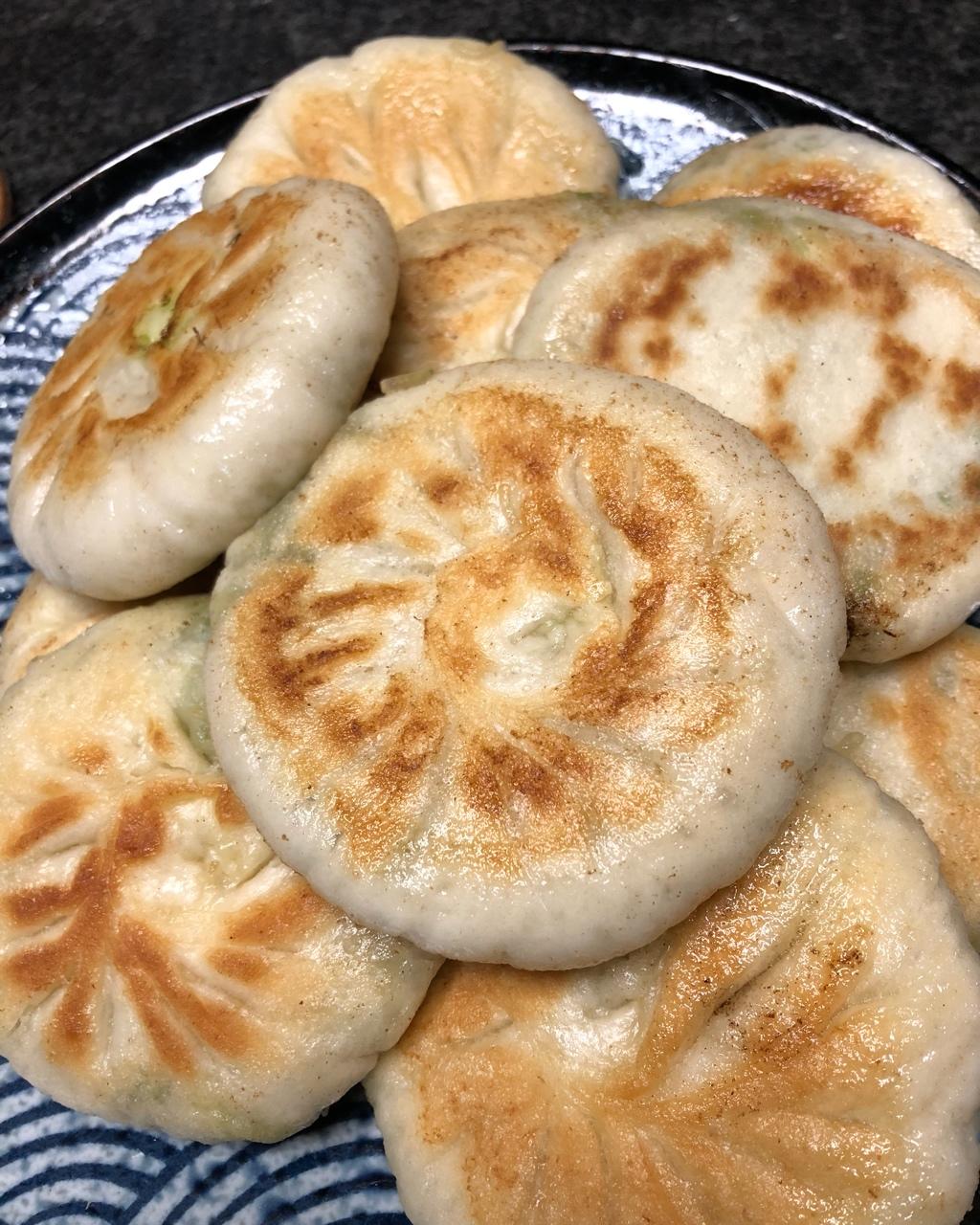 韭菜三鲜馅饼（发面）