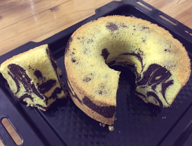 斑马纹戚风蛋糕