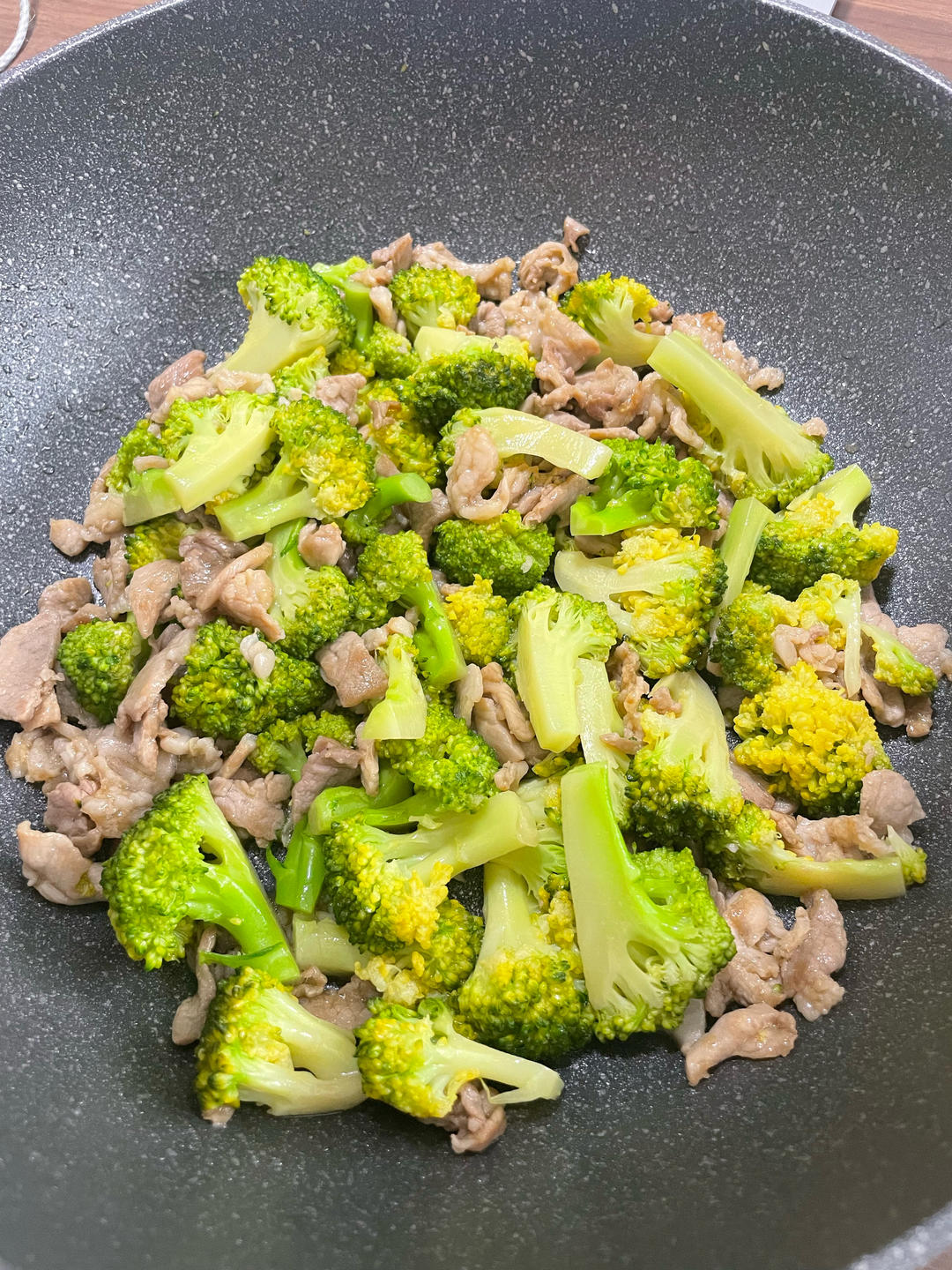 西兰花炒肉片