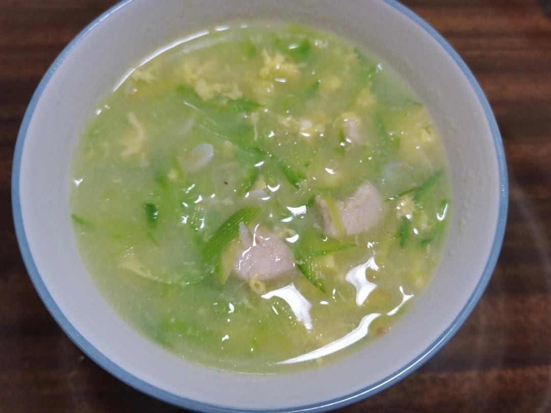 青萝卜丝咸汤